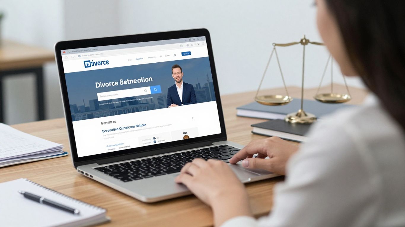 Side-by-side comparison of SEO vs PPC ROI timelines for divorce lawyers.